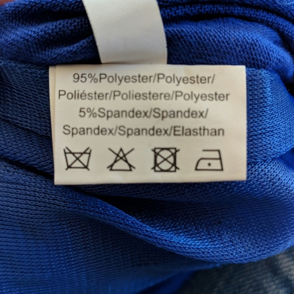 Blue Sequin bodycon - Picture 3 of 4